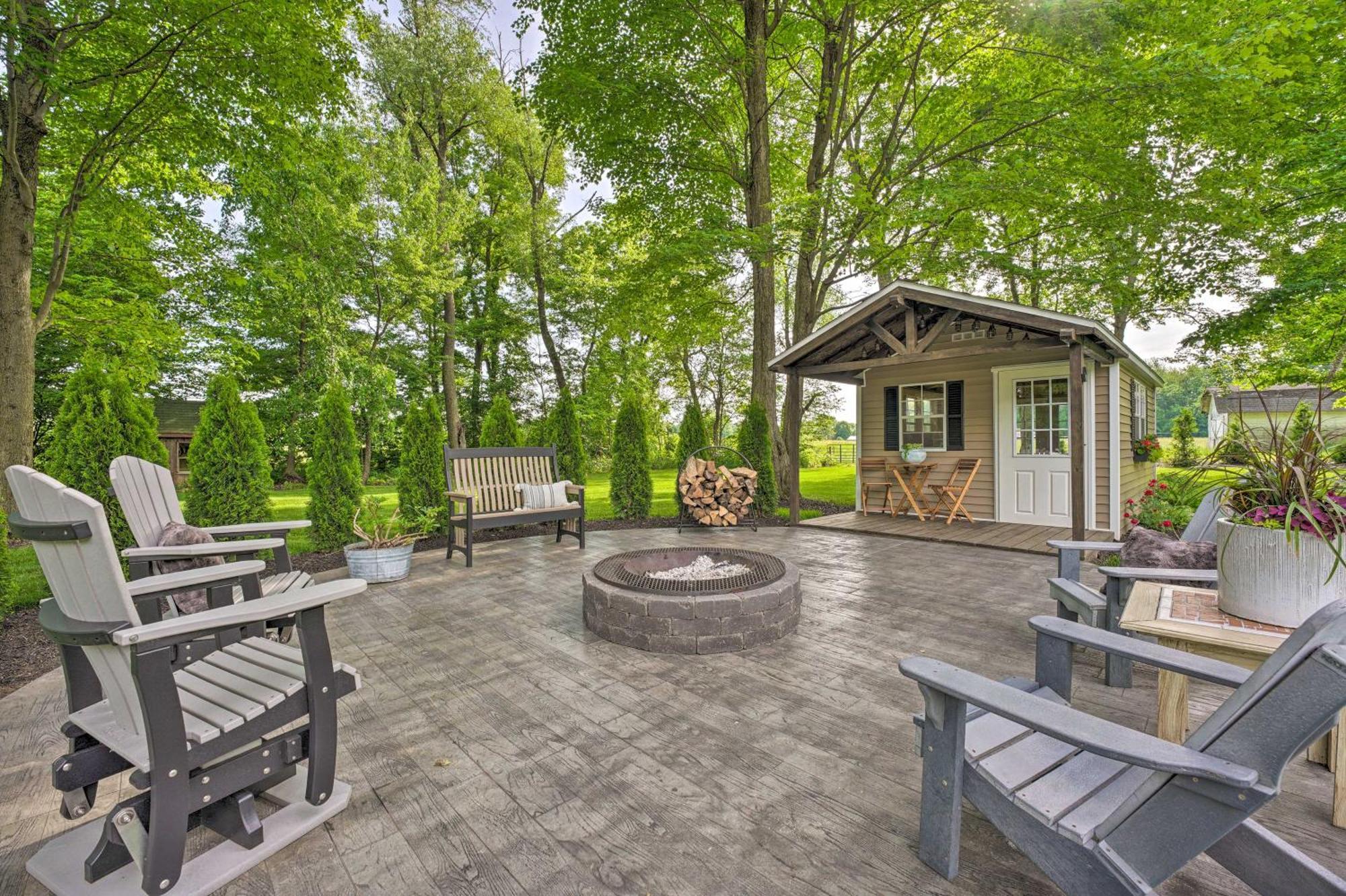 Shipshewana Guest House With Fire Pit! Екстер'єр фото